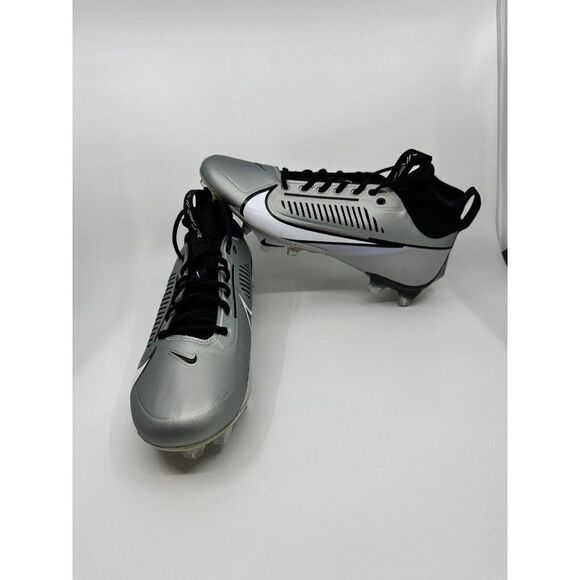Nike Vapor Edge Pro 360 2 Smoke Grey Black Cleats DA5456-002 Men's Size 12 - Picture 1 of 6
